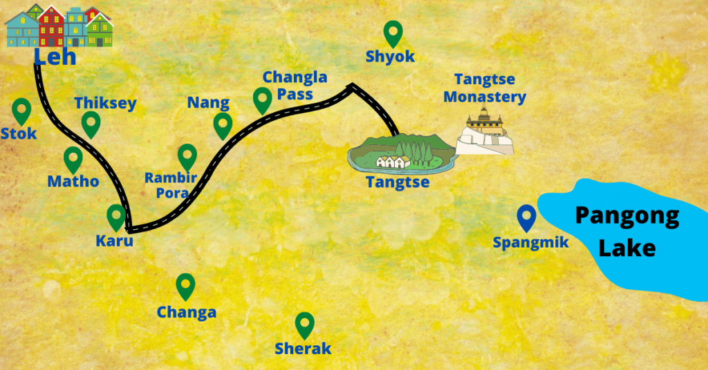 Tangtse map